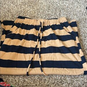 Wishlist Black and Tan Striped Pants